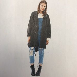 NWOT BDG Medium Microsanded Parka Jacket in Cement